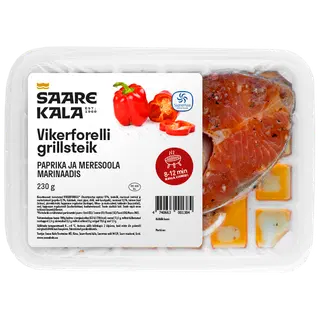 Saare Kala Vikerforelli grillsteik paprika ja meresoola marinaadis 230g