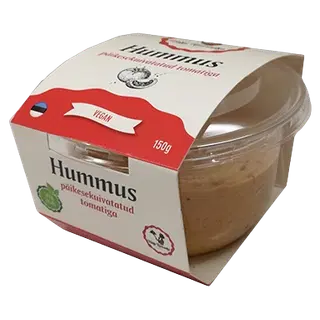 Hummus päiksekuivatatud tomatiga, MARTA KULINAARIA, 150 g