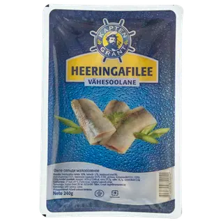 Kapten Grant Heeringafilee Vähesoolane 240 G