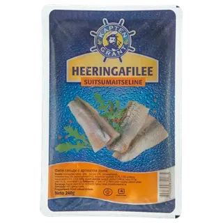 Kapten Grant Heeringafilee Suitsumaits 240 G
