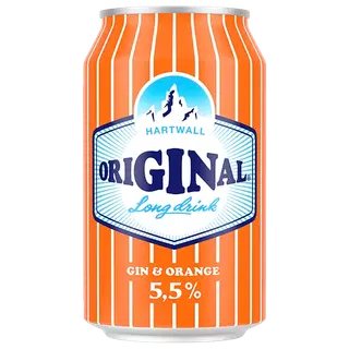 Hartwall Original Long Drink Orange muu alkohoolne jook 5,5%vol 330ml