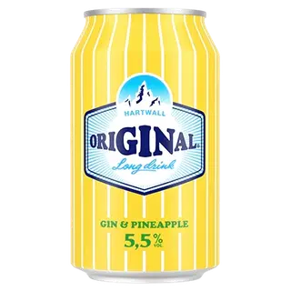 Hartwall Original Long Drink Pineapple muu alkohoolne jook 5,5%vol 330ml