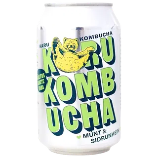 Karu Kombucha mündi-sidruniheina 330ml