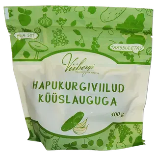 Hapukurgiviilud küüslauguga 400g