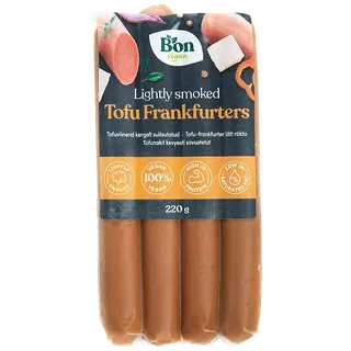 Tofuviinerid kergelt suitsut. Bon Vegan 220g
