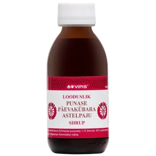 Vipis punase päevakübara-astelpaju siirup 150 ml