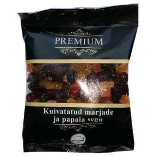 Premium marjade ja papaya segu, GERMUND, 300 g