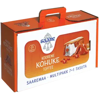 Kohuke SAARE toffee multipakk 8x40g