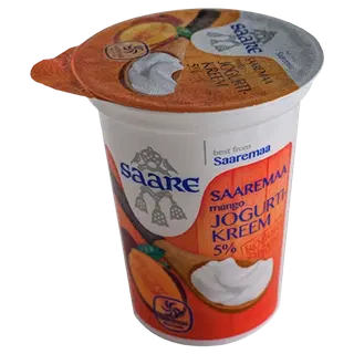 Jogurtikreem SAARE mango, 400g