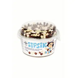 Sipsik AB-jogurt jäätisemaitseline šokolaadiriisipallidega 165g