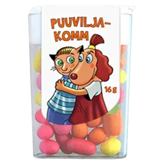 Maiasmokk Lotte puuviljamaitselised kommid 16 g