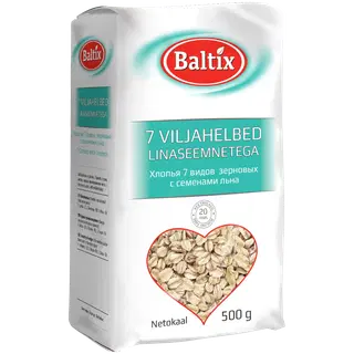 Baltix 7-viljahelbed linaseemnetega 500 g
