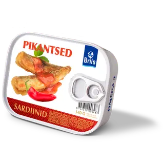 Briis Balti Sardiinid Pikantsed 140 G