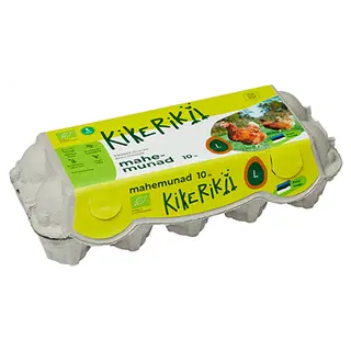 Kikerikii Ökomunad L, 10 tk