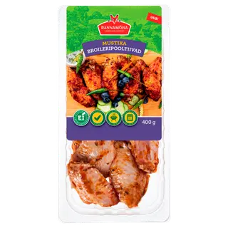 Rannamoisa Mustika Broileripooltiivad 400G