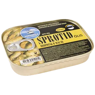 Rannaküla sprotid õlis 100g