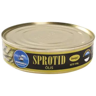 Sprotid õlis, RANNAKÜLA, 160 g