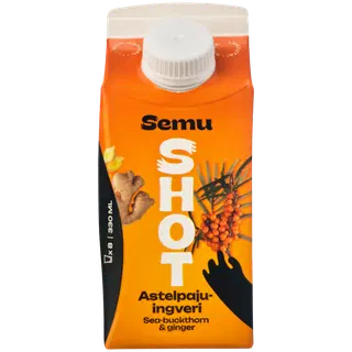 Semu astelpaju-ingveri shot 330ml