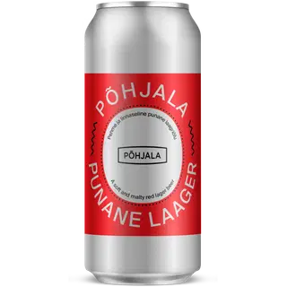 Õlu PÕHJALA Punane Laager 4.9% 440ml