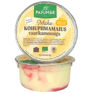 Pajumäe Talu mahe-kohupiimamaius vaarikamoosiga, 150 g