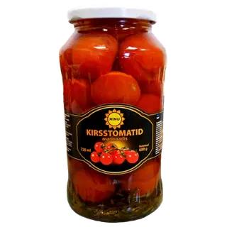 Kirsstomatid marinaadis, MINU, 370 g neto