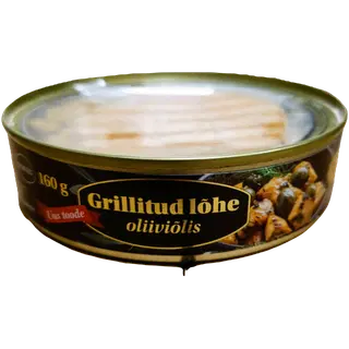 Pirate barbarossa`s gold grillitud lõhe oliiviõlis 160g