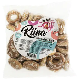 Waffa Sofi rõngik Riina glasuuriga 200 g