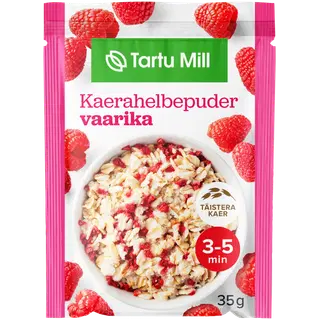 Kaerahelbepuder vaarika Tartu Mill 35g