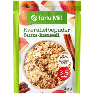 Kaerahelbepuder õuna-kaneeli Tartu Mill 35g