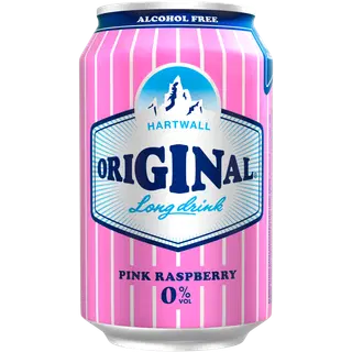 Hartwall Original Long Drink Pink Raspberry alkoholivaba 330 ml