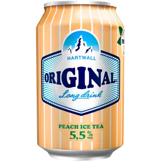 Hartwall Original Long Drink Peach Ice Tea muu alkohoolne jook 5,5%vol 330 ml