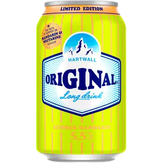 Hartwall Original Long Drink Summer Mandarin muu alkohoolne jook 5,5%vol 330 ml