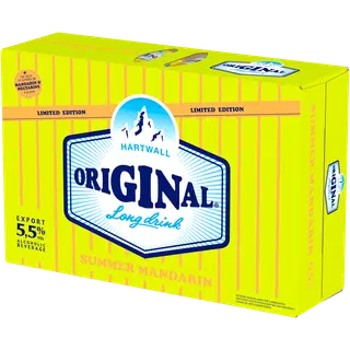Hartwall Original Long Drink Summer Mandarin muu alkohoolne jook 5,5%vol 24x330 ml