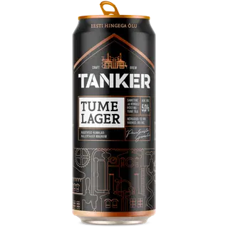 Tume õlu TANKER Lager 5% 500ml