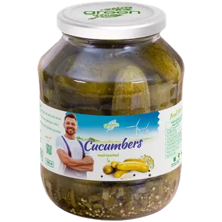 Green kurgid 6-9 cm marineeritud 1500 ml