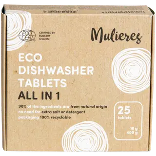 Nõudepesumasina tabletid Mulieres Allin1 Eco 25tk