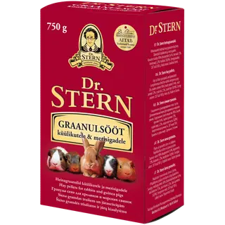 Dr.Stern graanulsööt meriseale ja küülikule eestimaisest mahedast heinast 750g