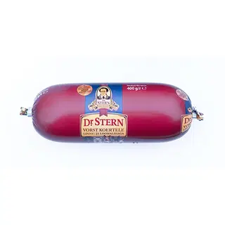 Täistoit koerale, vorst linnu ja loomalihast, DR.STERN, 400g