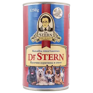 Dr.Stern konserv koertele kanaliha tükid kastmes 1,25kg