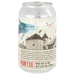 Purtse Pale Ale õlu 5,5%vol 330ml