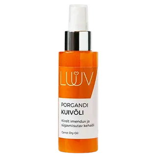 Porgandi kuivõli Luuv aaloega 150ml