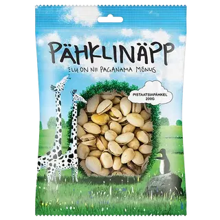 Pistaatsiapähkel soolata, PÄHKLINÄPP, 200g