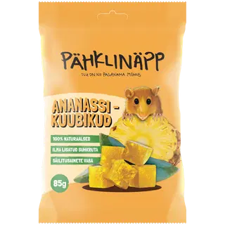 Ananassikuubikud PÄHKLINÄPP 85g