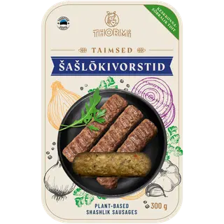 Taimsed šašlõkivorstid Thormi 300g