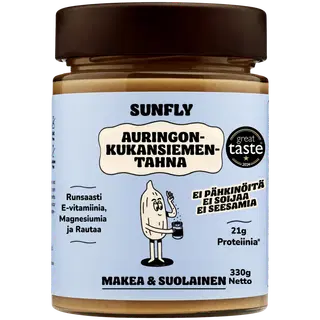 Sunfly päevalilleseemnevõie magussoolane 330g