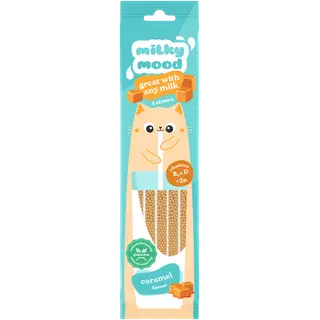Milky Mood Karamellimaitselised piimakõrred vitamiinidega 30g