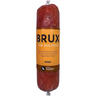 Brux küülik MONO, tasakaalustatud toortoit - vorst
