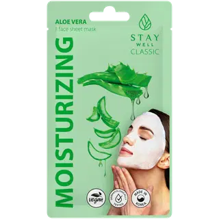 Stay well kangasmask niisutav aloe 1tk