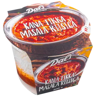 Kana tikka masala riisiga 300g