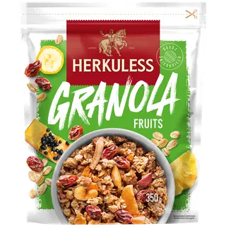 Müsli puuviljadega Granola HERKULESS350g